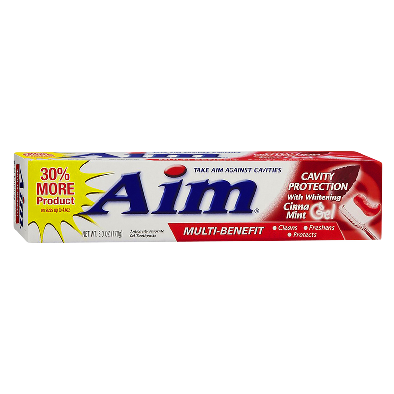 Aim CinnaMint Toothpaste 6oz