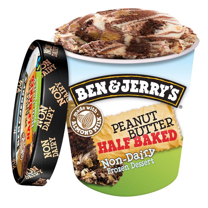 Ben & Jerry's Non-Dairy Peanut Butter Half Baked Pint