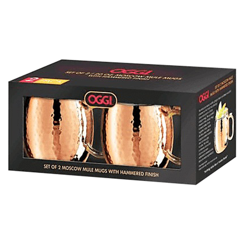Oggi Moscow Mule Hammered Copper 2pk