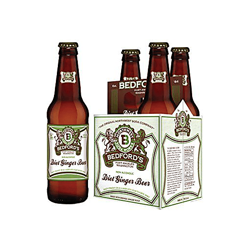 Bedford's Diet Ginger Beer 4pk 12oz Can