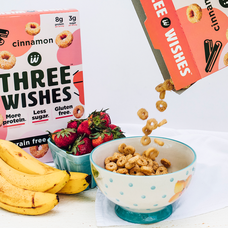 Three Wishes Grain Free Cereal, 8.6 oz / Strawberry