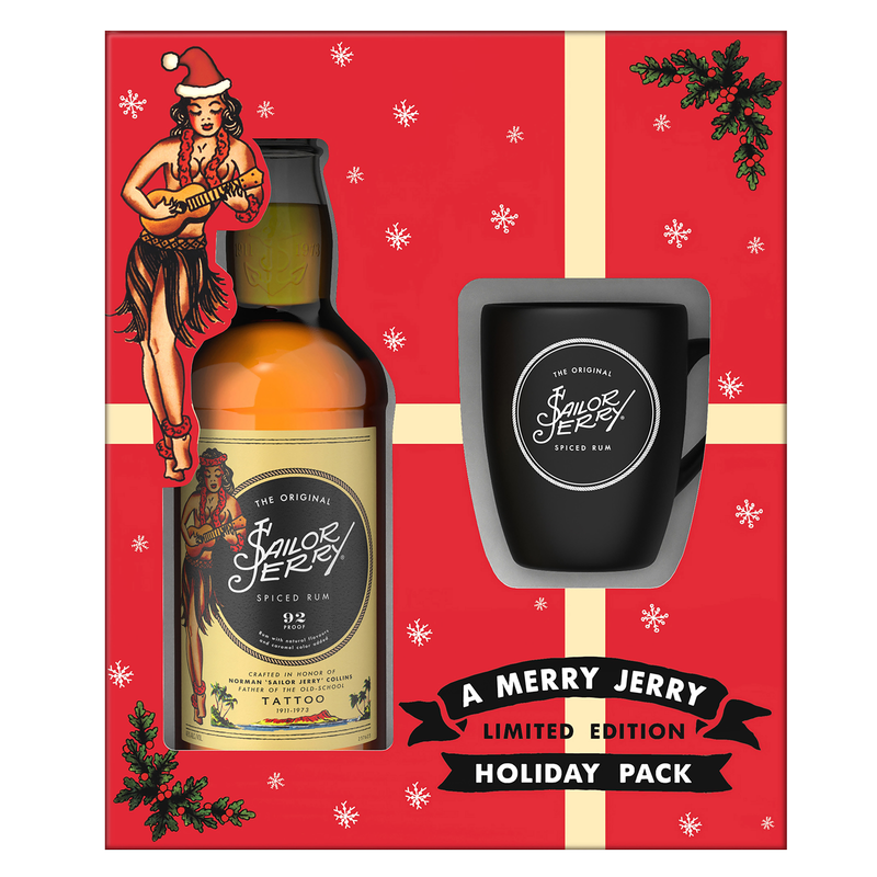 Sailor Jerry Spiced Rum Gift Set 750ml