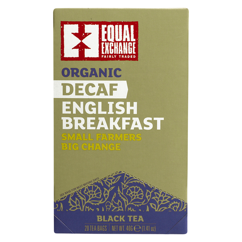 Equal Exchange Organic English Breakfast Decaf Tea 20ct