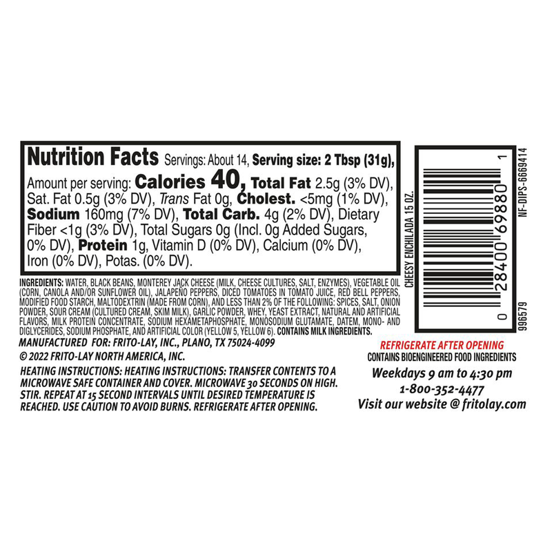 Tostitos Cheesy Enchilada Dip 15oz Grocery fast delivery by App or Online