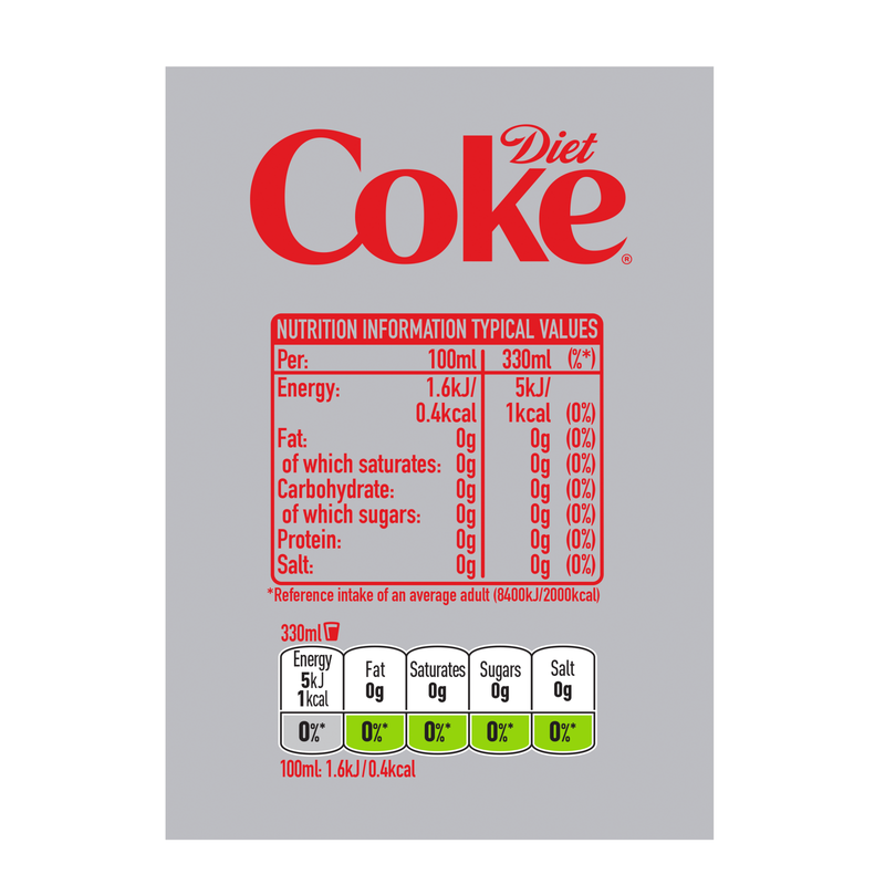Coca-Cola Diet, 4 x 330ml