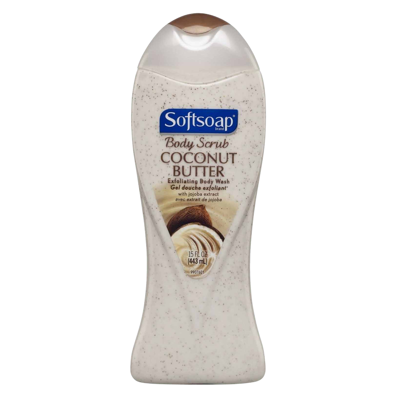 Softsoap Coconut Butter Body Wash Scrub 15oz