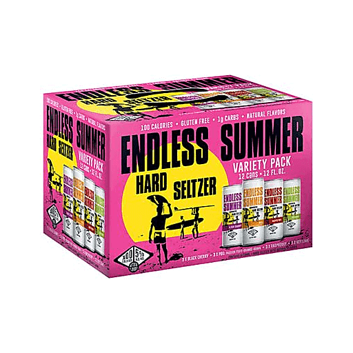 Endless Summer Hard Seltzer Variety Pack 12pk 12oz Can