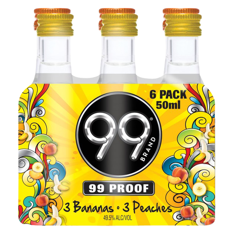 99 Peach & Banana 50ml 6pk