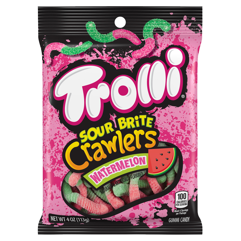 Trolli Watermelon Sour Brite Crawlers Gummy Candy 5oz