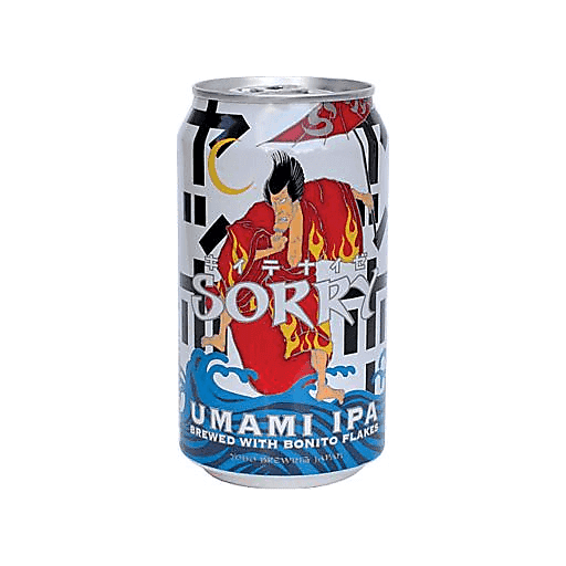 Yo-Ho Brewing Sorry Umami IPA with Bonito Flakes 350ml