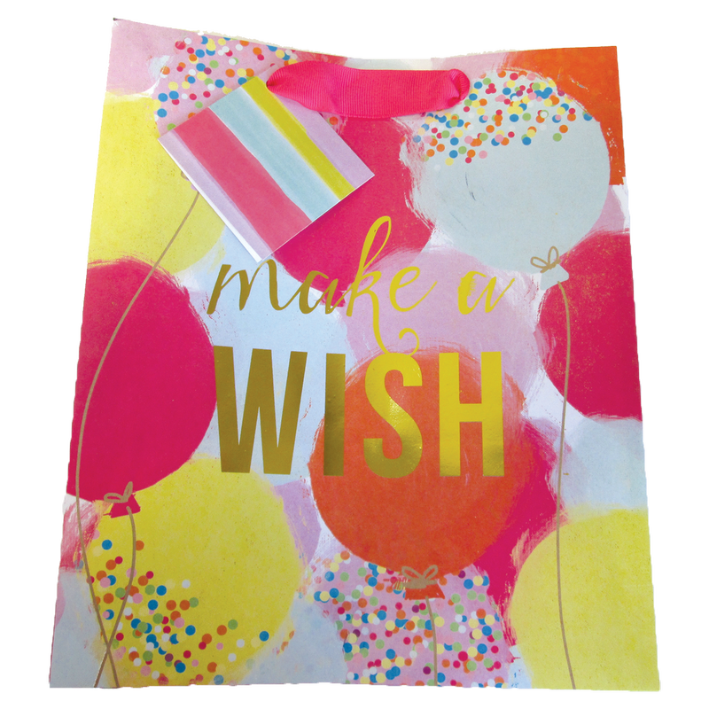 The Gift Wrap Company "Make A Wish" Medium Gift Bag