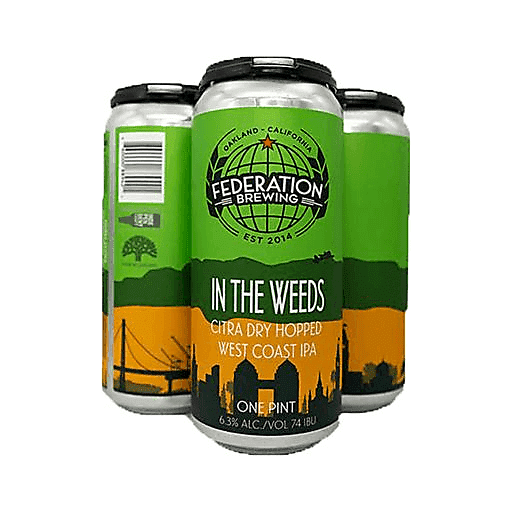 Federation Brewing In The Weeds IPA 4pk 16oz Can