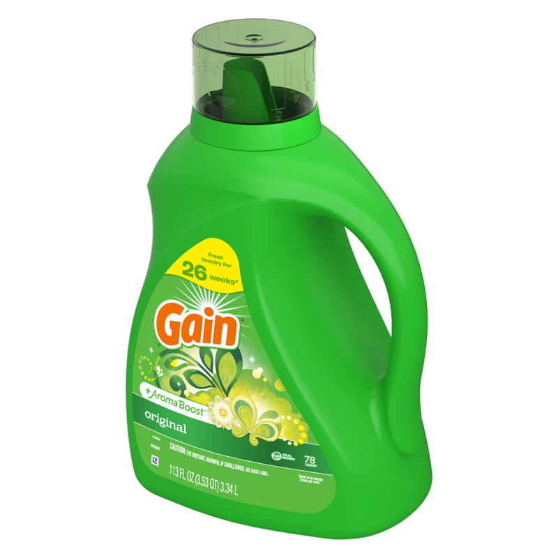 Gain Liquid Laundry Detergent Original Scent 113oz Cleaning fast delivery by App or Online