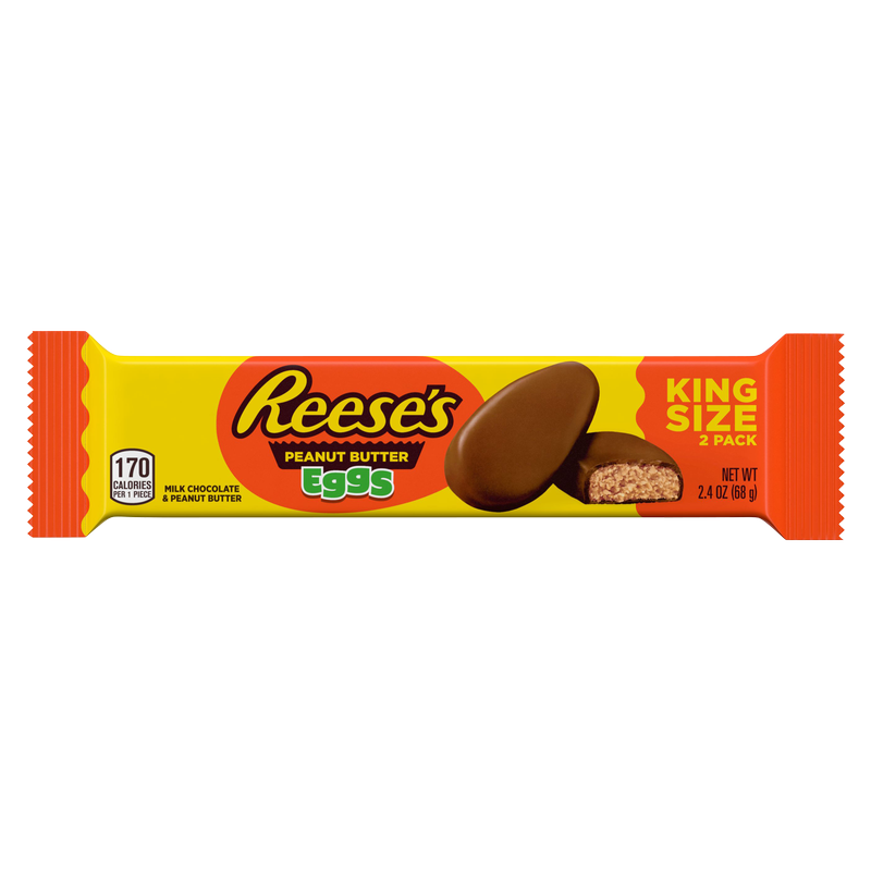 Reese's Peanut Butter Eggs King Size 2.4oz