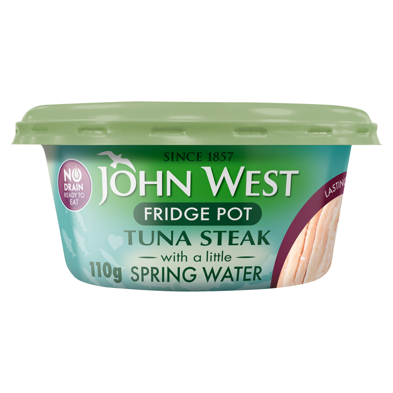 John West Tuna Steak in Spring Water No Drain, 110g