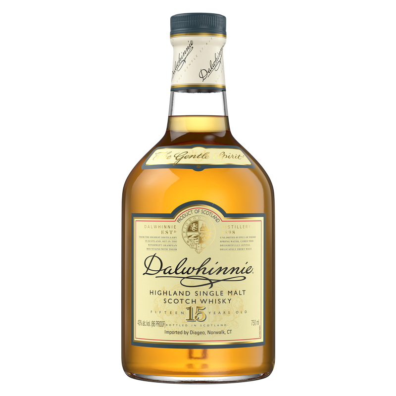 Dalwhinnie 15 Year Old Single Malt Scotch Whisky, 750 mL (86 Proof)