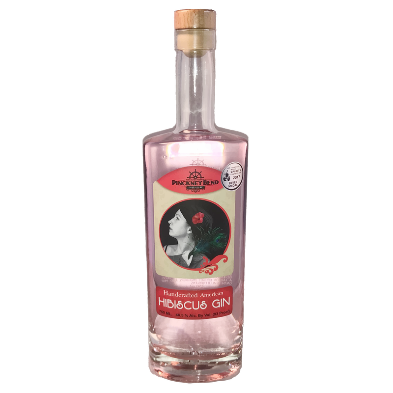 Pinckney Bend Hibiscus Gin 750ml (93 Proof)