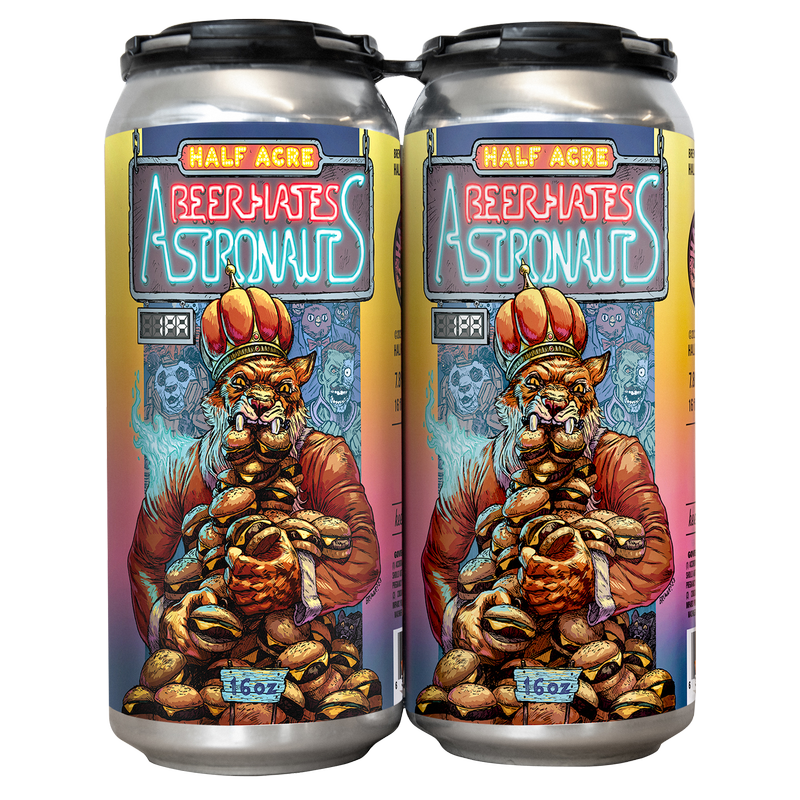 Half Acre Beer Hates Astronauts IPA 4pk 16oz Can 7.8 ABV Alcohol fast delivery by App or Online