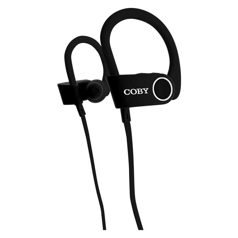Coby Wireless Sport Earbuds Black