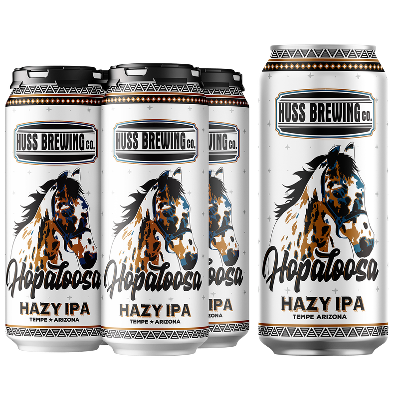 Huss Brewery Co. Hopaloosa Hazy IPA 4pk 16oz Can 6.6% ABV