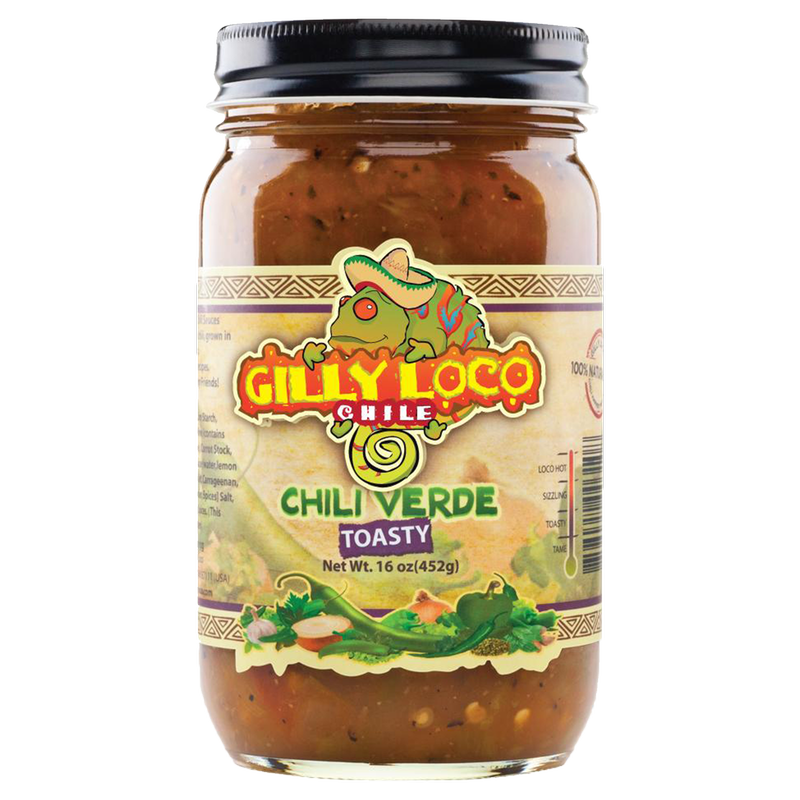 Gilly Loco Salsa Chili Verde 16oz