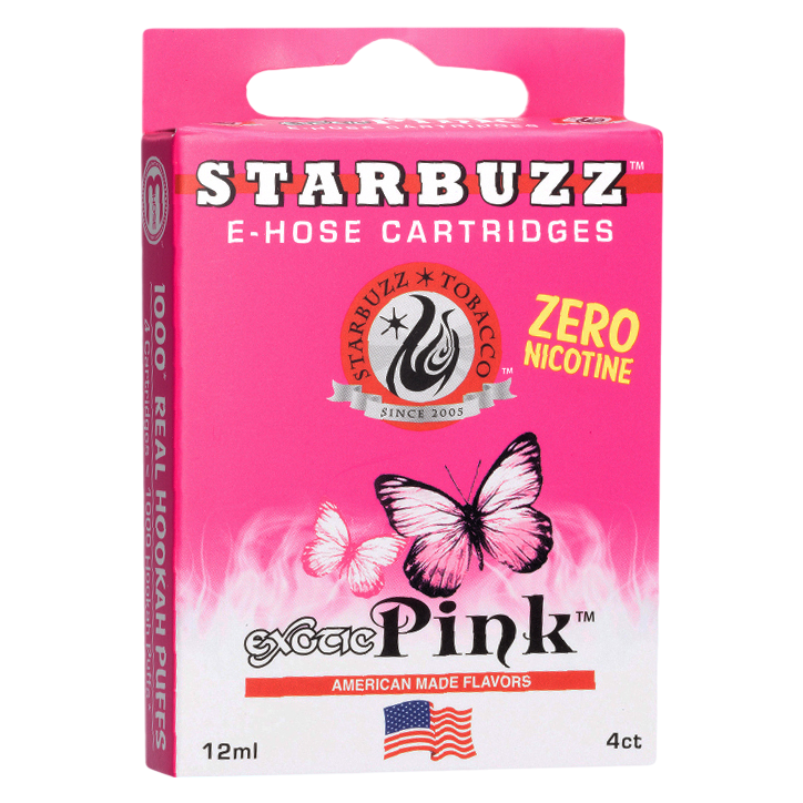 Starbuzz Pink E-Hose Cartridges 4ct