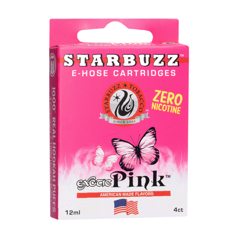 Starbuzz Pink E-Hose Cartridges 4ct
