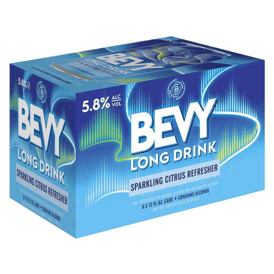Bevy Long Drink Sparkling Citrus Refresher 6pk 12oz