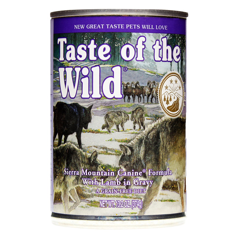 Taste of the Wild Grain-Free Sierra Mountain Wet Canned Dog Food 13.2oz