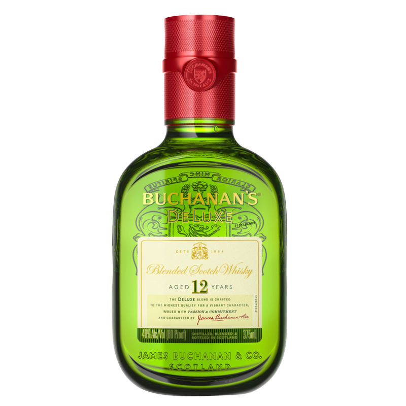 Buchanan's DeLuxe Aged 12 Years Blended Scotch Whisky, 375 mL (80 Proof)