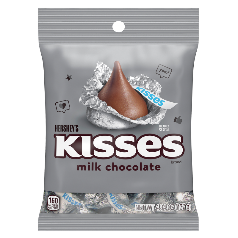 Hershey's Kisses Milk Chocolate Candy 4.84oz
