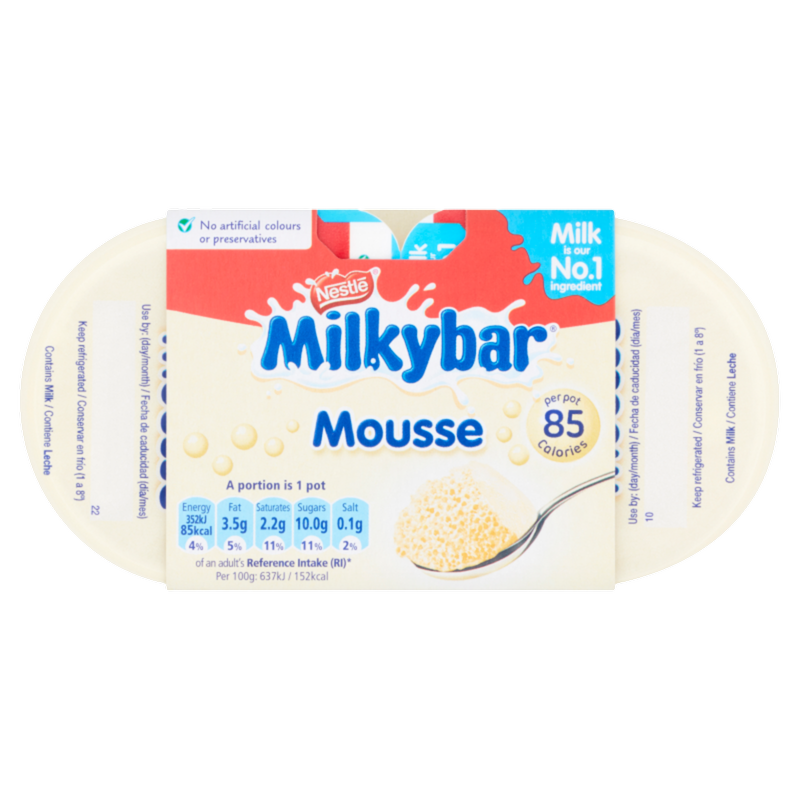 Milkybar Mousse, 4 x 55g