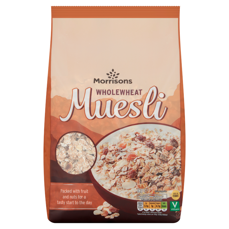 Morrisons Wholewheat Muesli, 1kg
