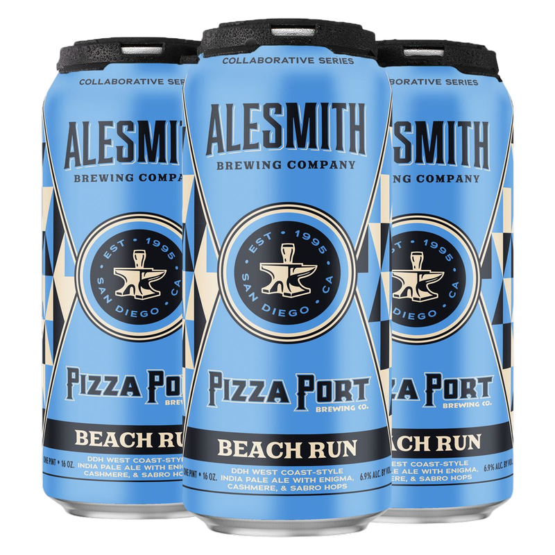 AleSmith & Pizza Port Collaboration Beach Run IPA 4pk 16oz