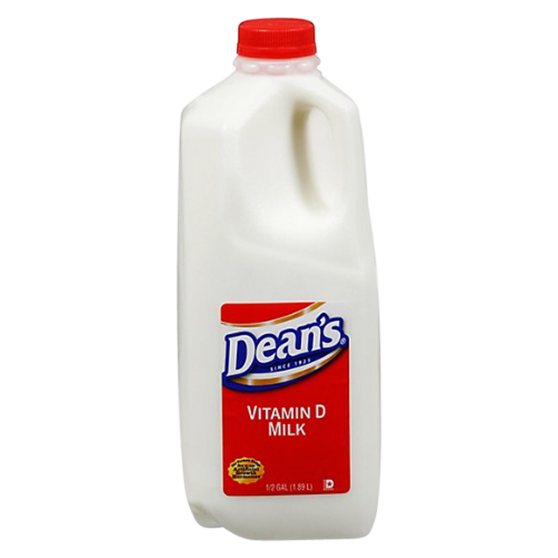 Deans Whole Vitamin D Milk - 1/2 Gallon