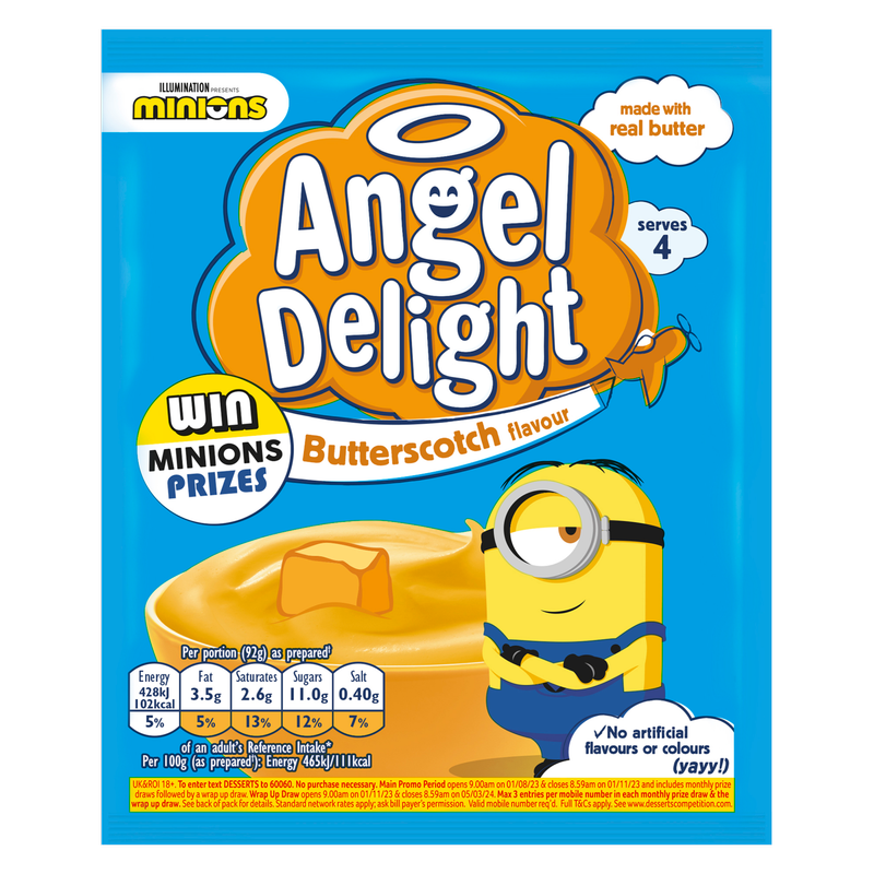 Angel Delight Butterscotch, 59g Food Cupboard fast delivery by App or