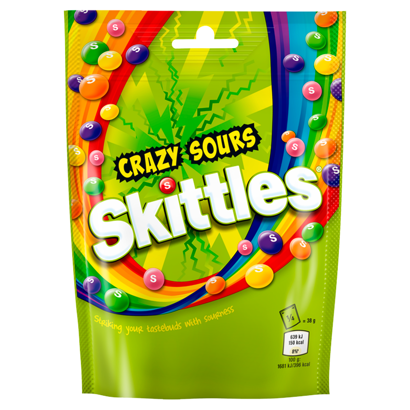 Skittles Crazy Sours, 152g
