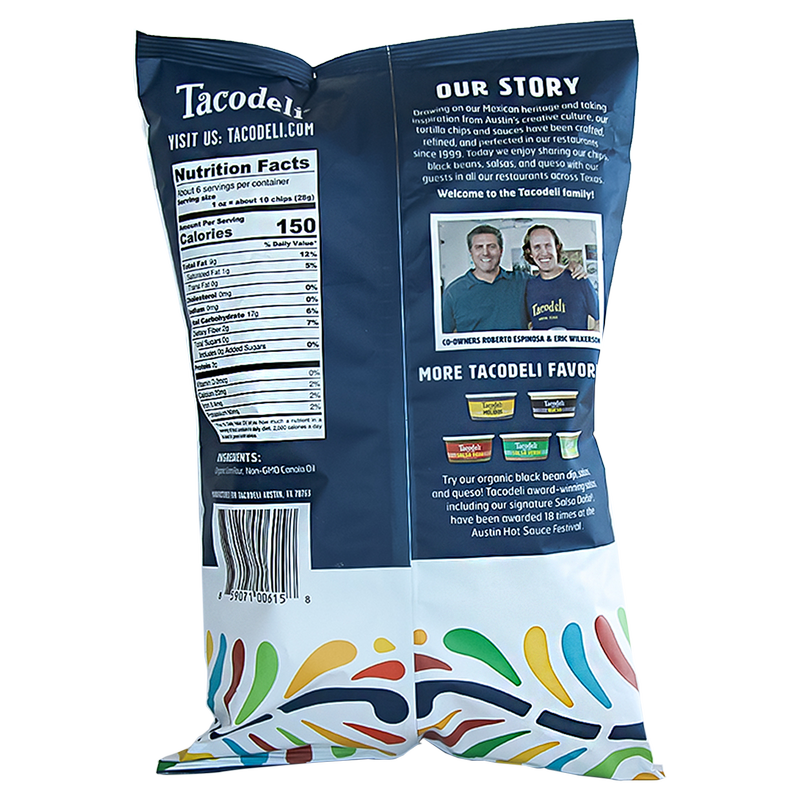 Tacodeli Tortilla Chips 5.5 oz Snacks fast delivery by App or Online