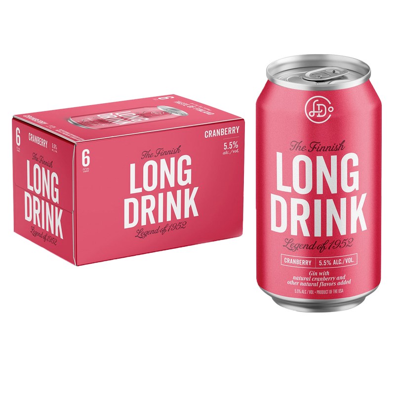 Long Drink Cranberry 6pk 12oz Can 5.5% ABV