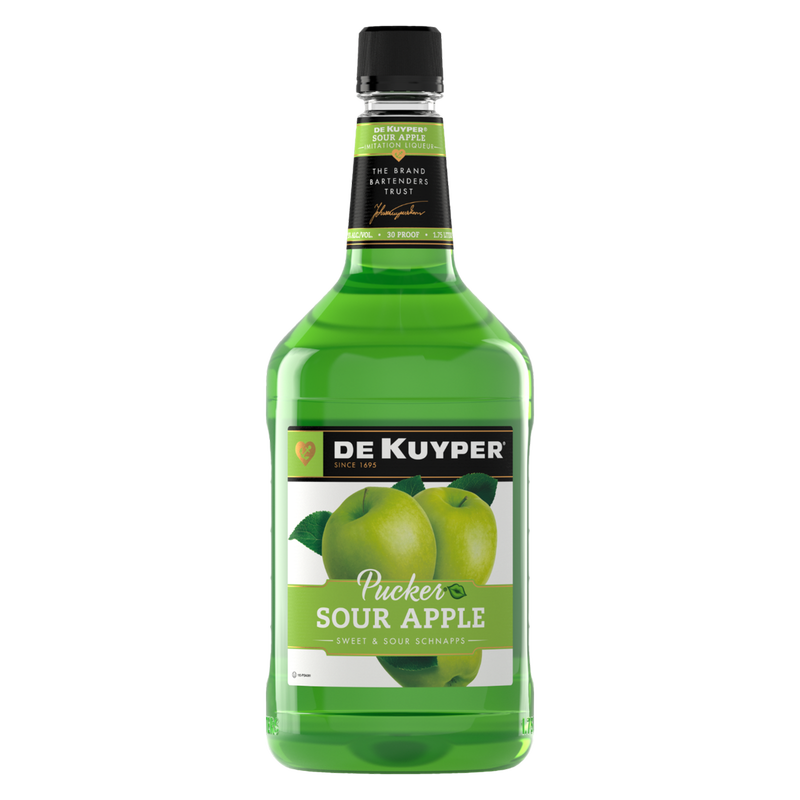 Dekuyper Sour Apple Pucker Liqueur 1.75L