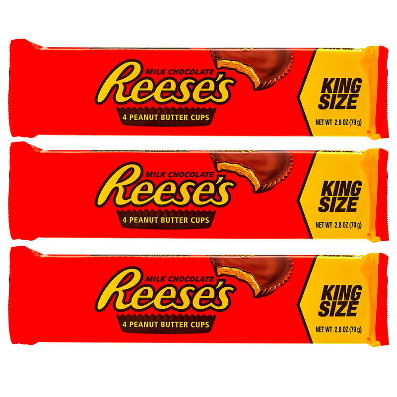 3ct Reese's Peanut Butter Cups King Size 2.8oz