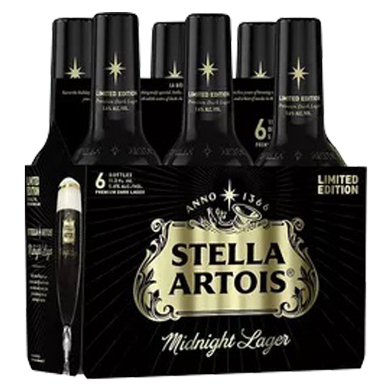 Stella Artois Midnight Lager (6PKB 11.2 OZ)