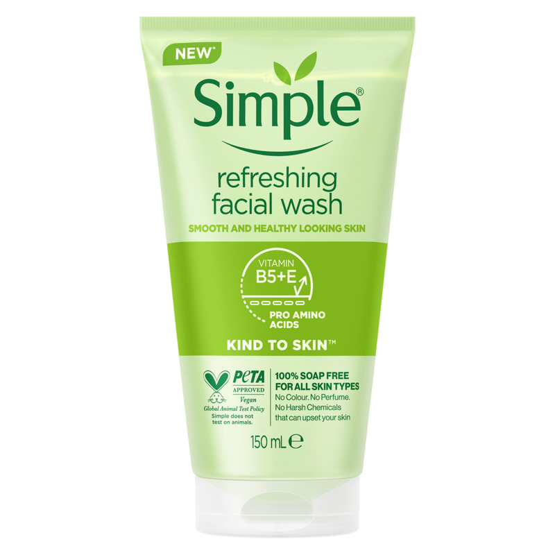 Simple Refreshing Facial Wash Gel, 150ml
