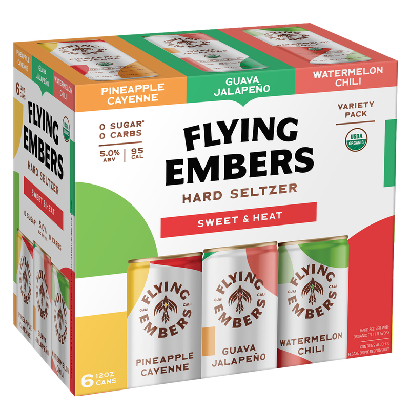 Flying Embers Sweet & Heat Hard Seltzer 6pk 12oz Can 5.0% ABV