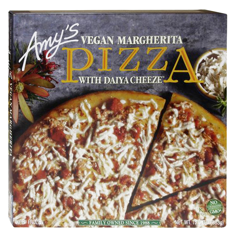 Amy's Frozen Vegan Margherita Pizza 8in 13.5oz