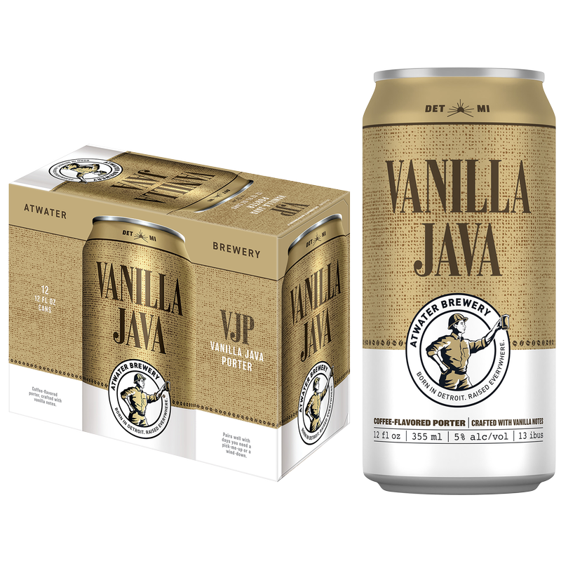 Atwater Vanilla Java Porter 12pk 12oz Can 5.0% ABV