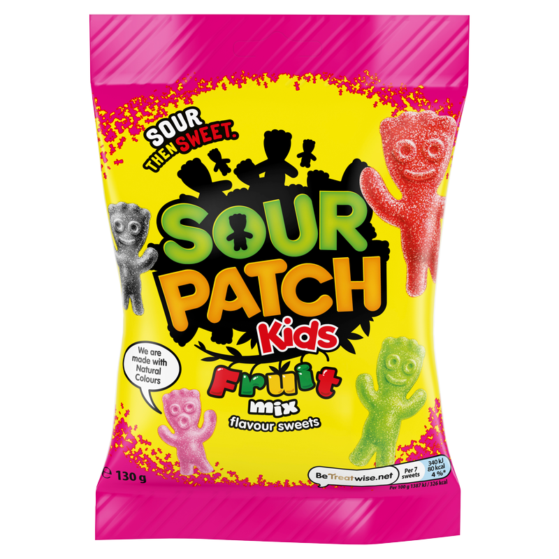 Sour Patch Kids Fruit Mix, 130g
