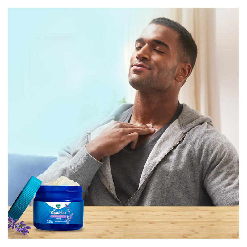 Vicks VapoRub Scented Cough Suppressant Ointment Lavender 1.76oz