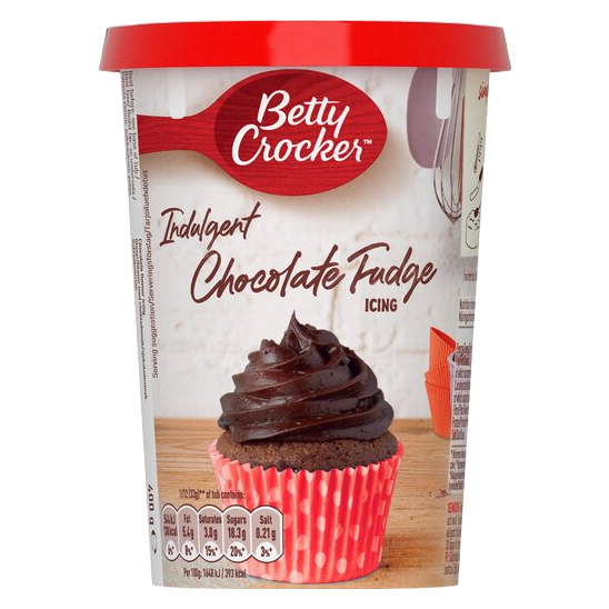 Betty Crocker Indulgent Chocolate Fudge Icing, 400g