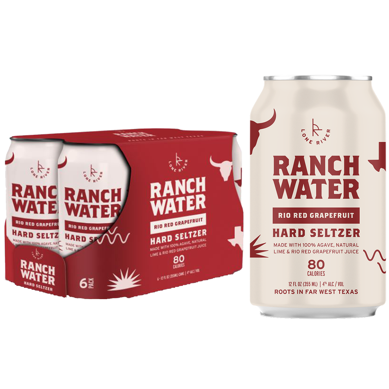 Lone River Ranch Water Rio Red Hard Seltzer 6pk 12oz Can 4.0% ABV
